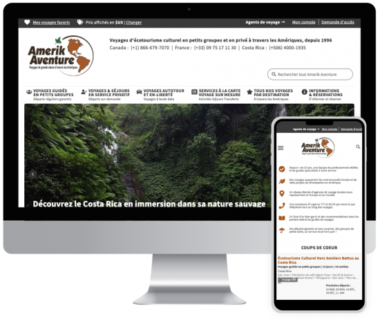 siteweb development drupal amerik aventure